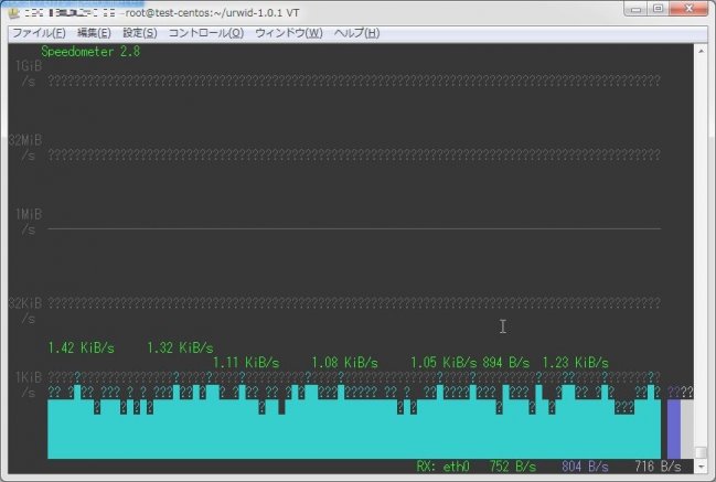 かっこ良くネットワークトラフィックを監視！『Speedometer』コマンド