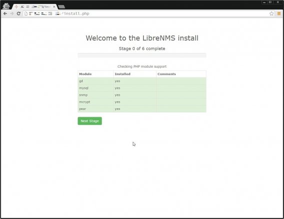 Observiumからフォークしたモニタリングツール「LibreNMS」をインストールする