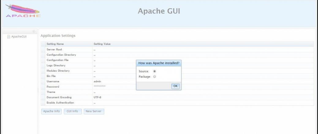 WebページからGUIでApacheの設定を編集できる『ApacheGUI』