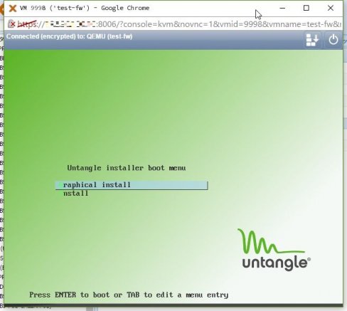 Firewallに特化したOS「Untangle」をインストールする