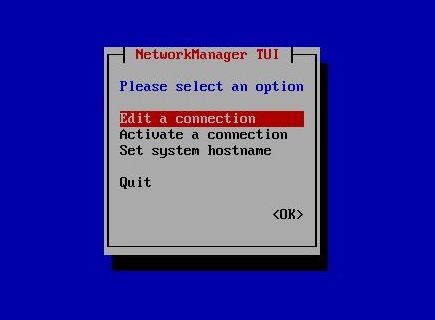 CentOS7をminimalインストールした時のネットワーク初期設定(CUI)