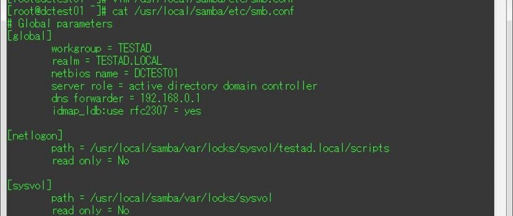 CentOS 7とSamba4で自宅用Active Directory Domain Controller (AD DC)を構築する⑤ 移動ユーザープロファイルの設定を行う