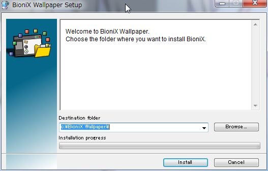 Windows 7の壁紙にgifファイルを指定して動く壁紙に設定できる『BioniX Animated Wallpaper』