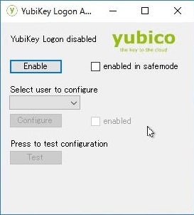 YubikeyでWindows 10ログイン時に二要素認証を行うよう設定する